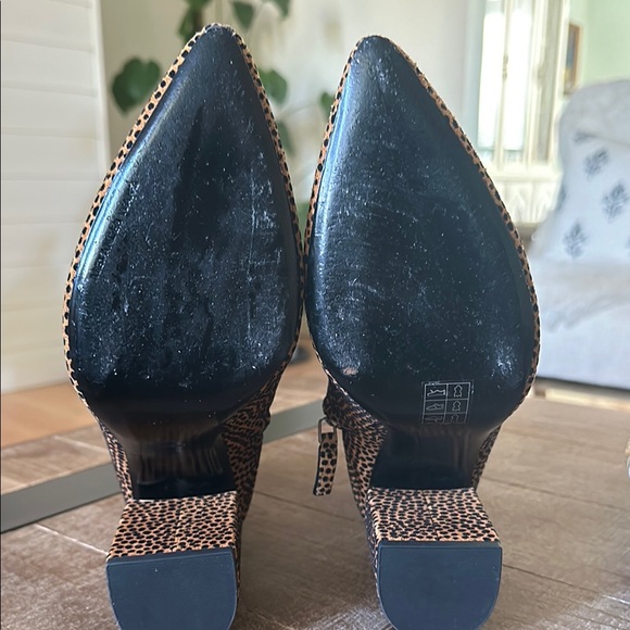 Designer Alexander Wang Leopard Print Ankle Boots - Picture 5 of 6